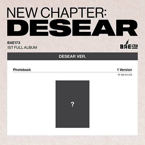 BAE173 - NEW CHAPTER : DESEAR 1ST FULL ALBUM DESEAR VER - COKODIVE