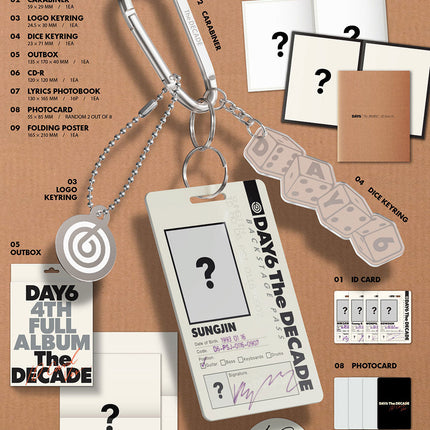 DAY6 - THE DECADE 4TH ALBUM MD (ID CARD) VER - COKODIVE