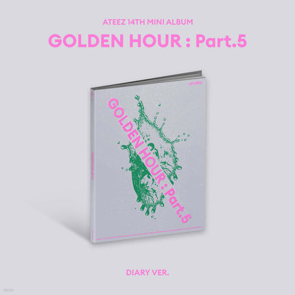 ATEEZ - GOLDEN HOUR : PART.5 14TH MINI ALBUM STANDARD DIARY VER 1 - COKODIVE