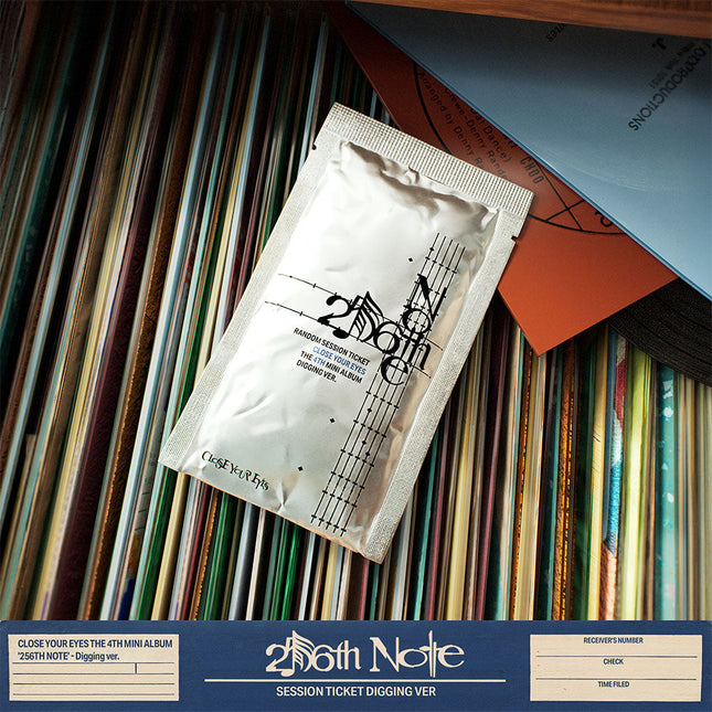 CLOSE YOUR EYES - 256TH NOTE 4TH MINI ALBUM DIGGING VER - COKODIVE