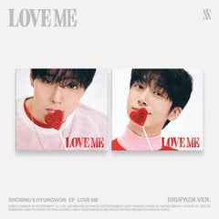 MONSTA X SHOWNU X HYUNGWON - LOVE ME EP ALBUM STARSHIP GIFT DIGIPACK VER SET - COKODIVE