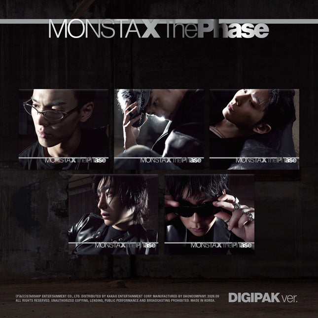 MONSTA X - THE PHASE EP ALBUM DIGIPACK VER RANDOM