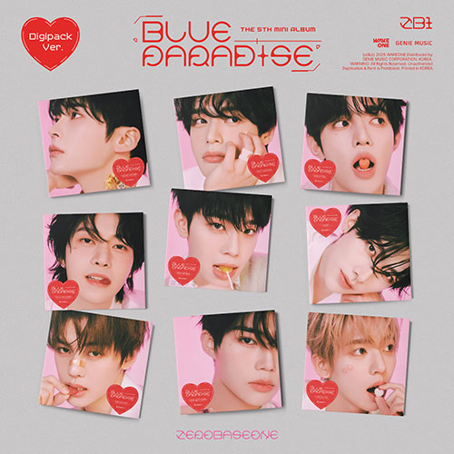 ZEROBASEONE - BLUE PARADISE 5TH MINI ALBUM DIGIPACK VER RANDOM - COKODIVE