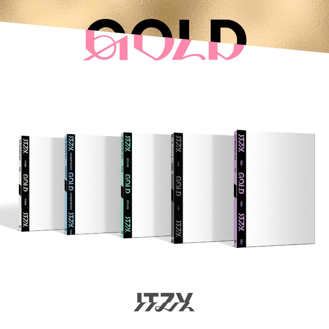 ITZY - GOLD 2ND ALBUM JYP SHOP GIFT DIGIPACK RANDOM