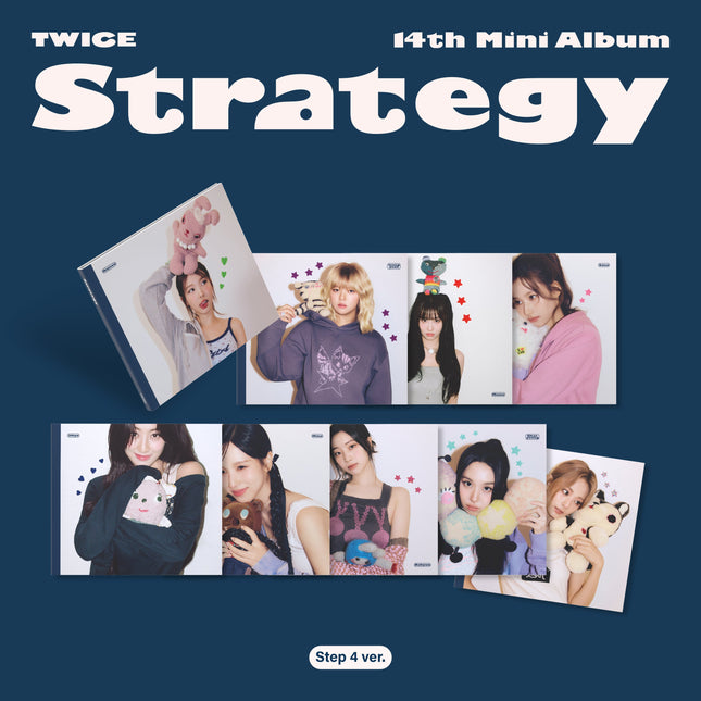 TWICE - STRATEGY 14TH MINI ALBUM STEP 4 VER SET