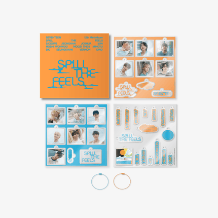 SEVENTEEN - SPILL THE FEELS 12TH MINI ALBUM OFFICIAL MD DIY ACRYLIC PHOTO KEYRING SET FEEL YOU VER - COKODIVE