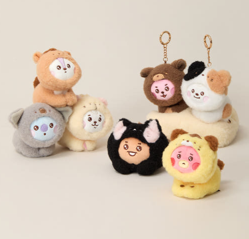 BT21 - BABY MORE FLUFFY DOLL KEYRING - COKODIVE