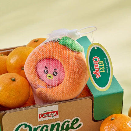 BT21 - ORANGE PARTY OFFICIAL MD BABY DOLL KEYRING - COKODIVE
