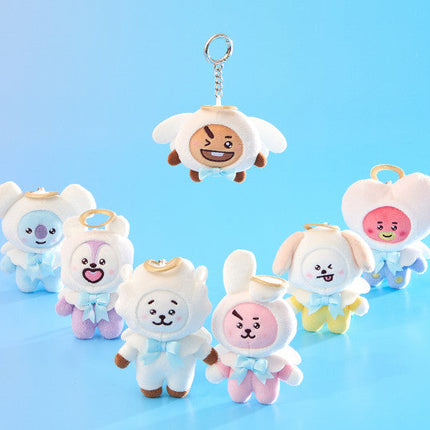 BT21 - ANGEL & VILLAIN ANGEL PLUSH KEYRING - COKODIVE