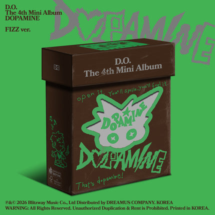 DOH KYUNG SOO (D.O.) - DOPAMINE THE 4TH MINI ALBUM FIZZ VER - COKODIVE
