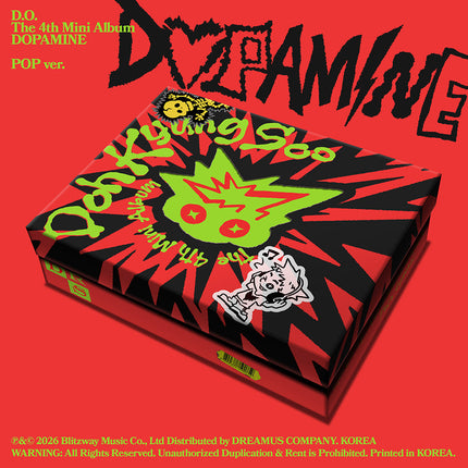 DOH KYUNG SOO (D.O.) - DOPAMINE THE 4TH MINI ALBUM POP VER - COKODIVE