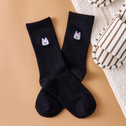 BT21 - BASIC DAILY EMBROIDERY SOCKS