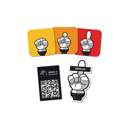 EPIK HIGH - 2025 CONCERT OFFICIAL MD EPIKASE STICKER PACK - COKODIVE