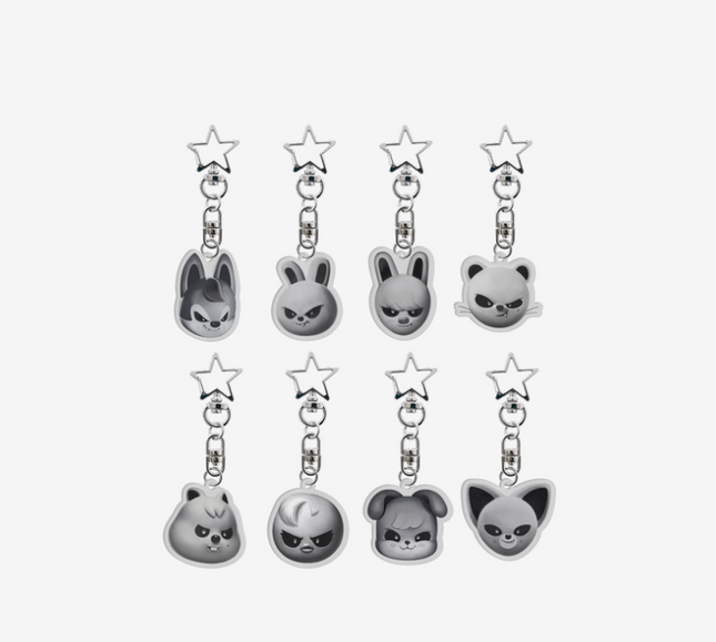 STRAY KIDS - SKZOO EVERYWHERE ALL AROUND IN SEOUL OFFICIAL MD EVIL SKZOO ACRYLIC KEYRING - COKODIVE
