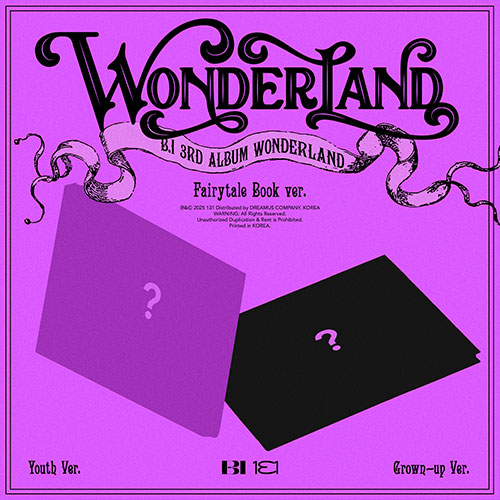 B.I - WONDERLAND 3RD FULL ALBUM FAIRY TALE VER SET - COKODIVE