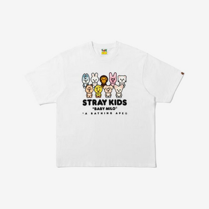 STRAY KIDS - BAPE X STRAY KIDS COLLABORATION OFFICIAL MD FAMILY MILO TEE M - COKODIVE