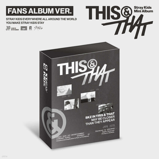 STRAY KIDS - THIS & THAT 10TH MINI ALBUM YES24 GIFT FANS ALBUM VER - COKODIVE