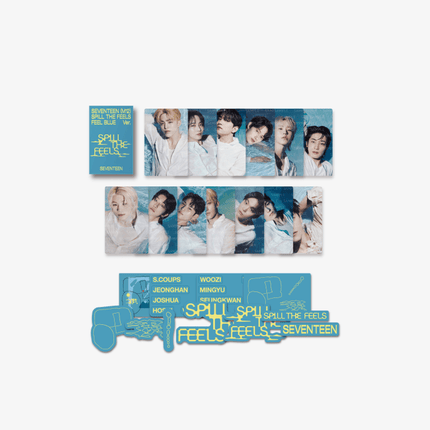 SEVENTEEN - SPILL THE FEELS 12TH MINI ALBUM OFFICIAL MD PHOTO CARD SET FEEL BLUE VER - COKODIVE