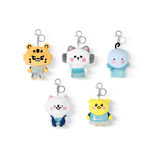 LE SSERAFIM - PUREFLOW 2026 TOUR OFFICIAL MD FIM'S CLUB PLUSH KEYRING - COKODIVE