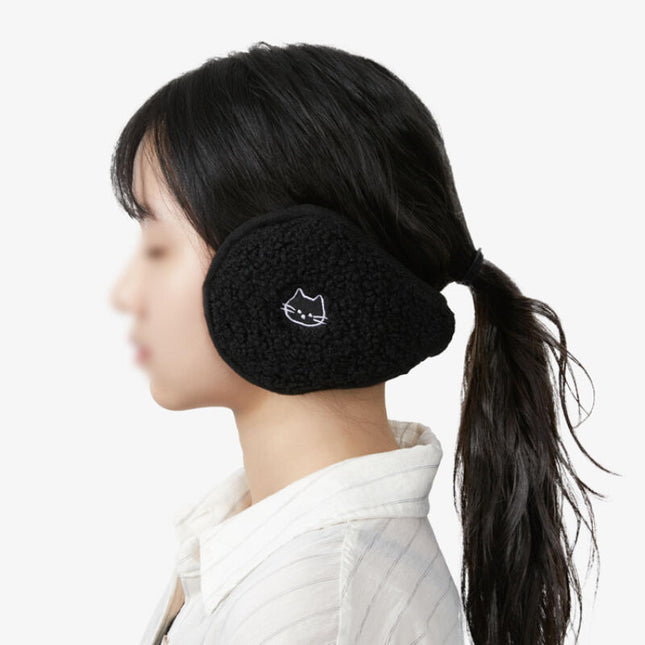 FLLEECE SPORTS EAR WARMERS BLACK - COKODIVE