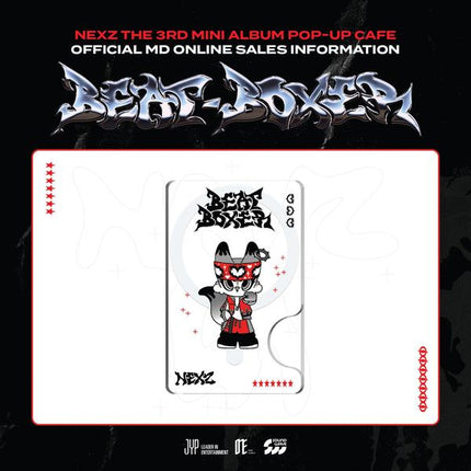 NEXZ - BEAT-BOXER POP-UP CAFÉ OFFICIAL MD FOX2Y MAGNETIC CARD HOLDER - COKODIVE