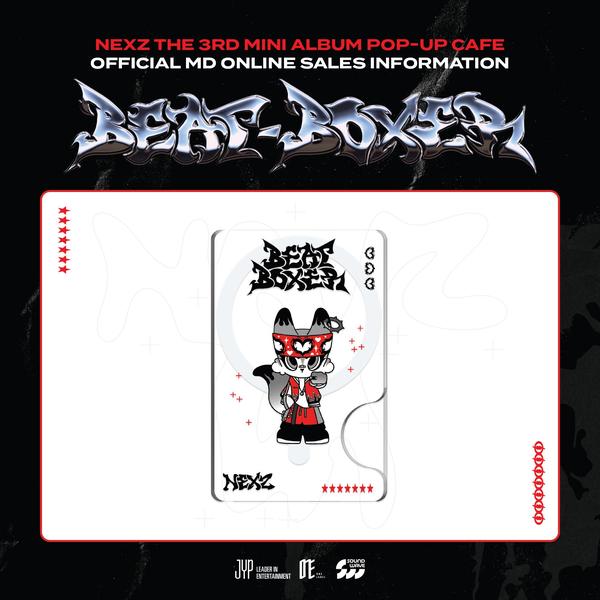 NEXZ - BEAT-BOXER POP-UP CAFÉ OFFICIAL MD FOX2Y MAGNETIC CARD HOLDER - COKODIVE