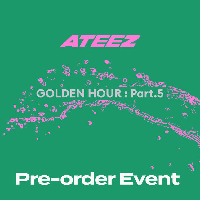 ATEEZ - GOLDEN HOUR : PART.5 14TH MINI ALBUM FROMM STORE GIFT DIGIPACK VER RANDOM
