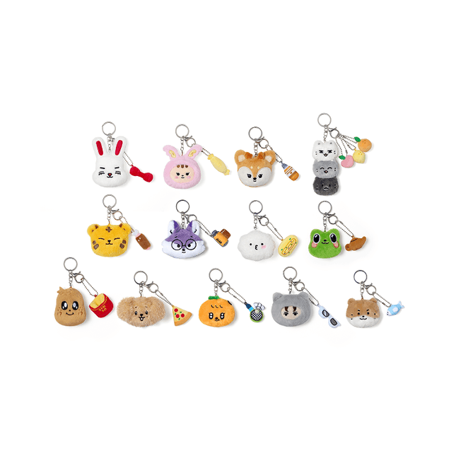 SEVENTEEN - MINITEEN OFFICIAL MD FACE PLUSH KEYRING - COKODIVE