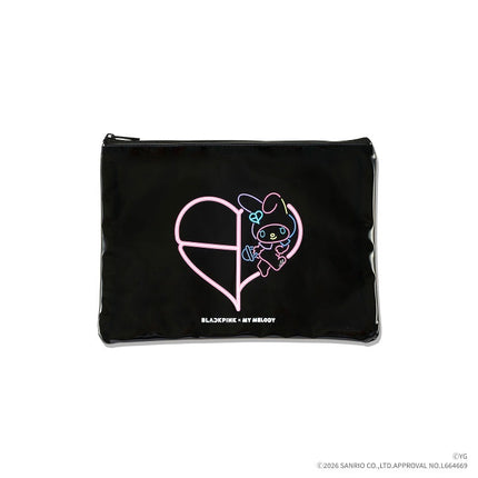 BLACKPINK - BLACKPINK X MY MELODY OFFICIAL MD FLAT POUCH - COKODIVE