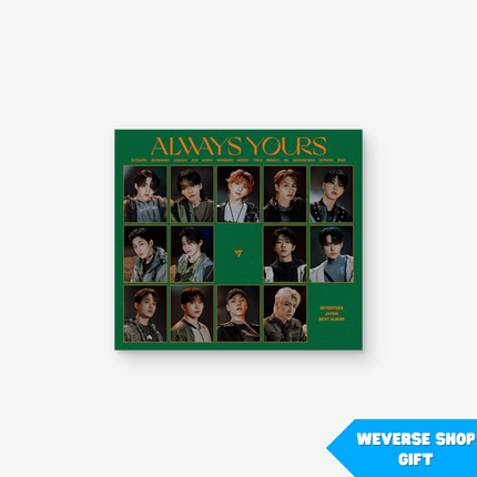 SEVENTEEN - ALWAYS YOURS JAPAN BEST ALBUM WEVERSE GIFT VER. - COKODIVE