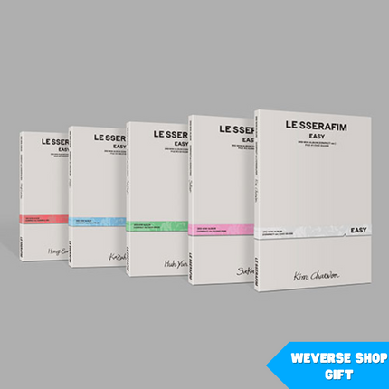 LE SSERAFIM - EASY 3RD MINI ALBUM COMPACT VER. WEVERSE SHOP GIFT VER. - COKODIVE