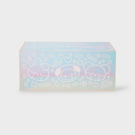 BT21 - ACRYLIC TISSUE BOX COVER GLITTER EDITION - COKODIVE