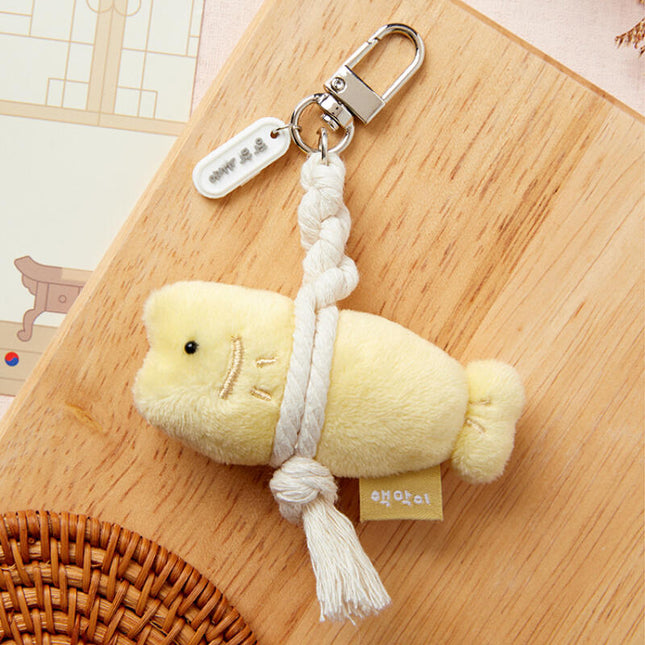 GOOD LUCK MINI KEYRING (BROWN) - COKODIVE
