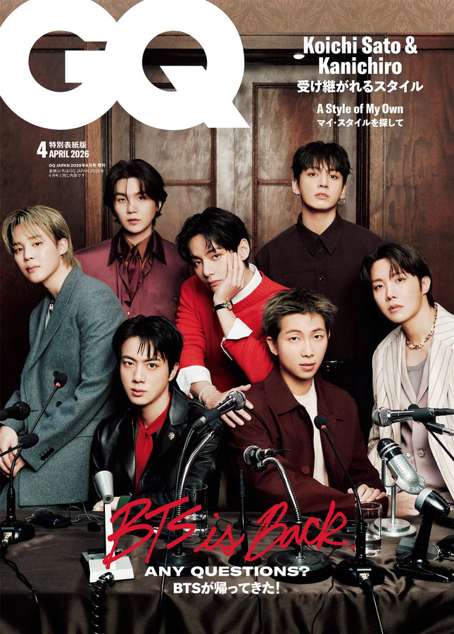 BTS - GQ JAPAN MAGAZINE APRIL 2026 ISSUE - COKODIVE