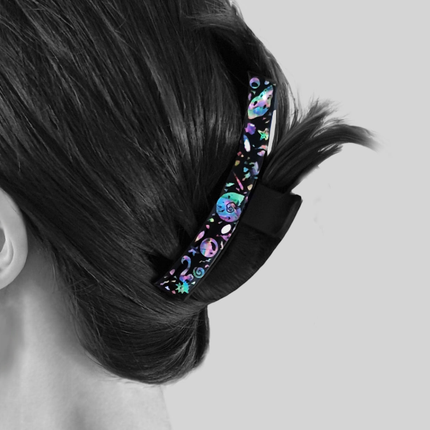 MOTHER OF PEARL HAIR CLIP DEEP SEA - COKODIVE