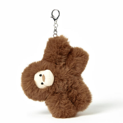 HANGING ON DOLL KEYRING LIGHT BROWN - COKODIVE