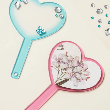 DIY HEART MINI IMAGE PICKET KEYRING - COKODIVE