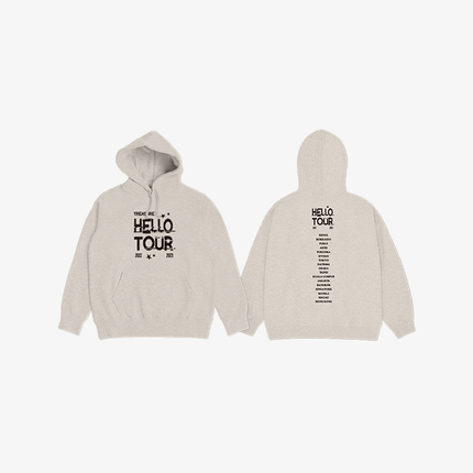 TREASURE - HELLO TOUR OFFICIAL MD HOODIE_OATMEAL - COKODIVE