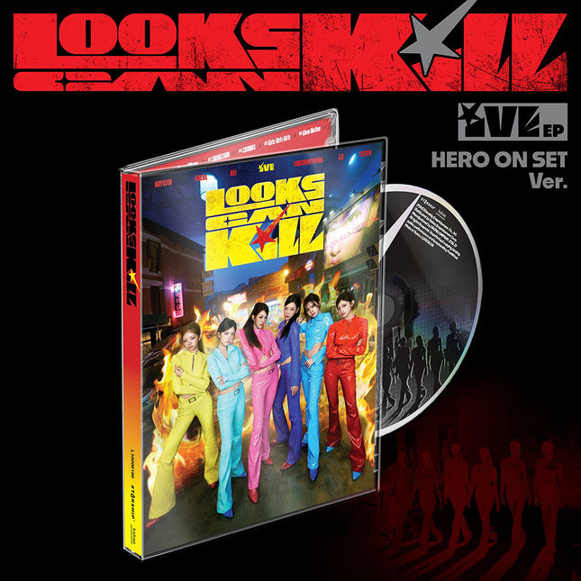 IVE - LOOKS CAN KILL EP ALBUM STARSHIP GIFT STANDARD HERO ON SET VER - COKODIVE