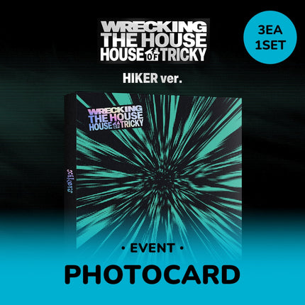 XIKERS - HOUSE OF TRICKY : WRECKING THE HOUSE 6TH MINI ALBUM WITHMUU GIFT STANDARD HIKER VER
