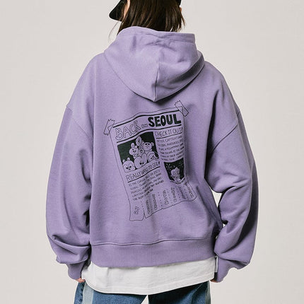 BT21 - HOODED SWEATSHIRT 2024 F/W CITY EDITION - COKODIVE