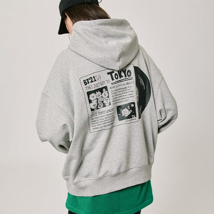 BT21 - HOODED SWEATSHIRT 2024 F/W CITY EDITION - COKODIVE