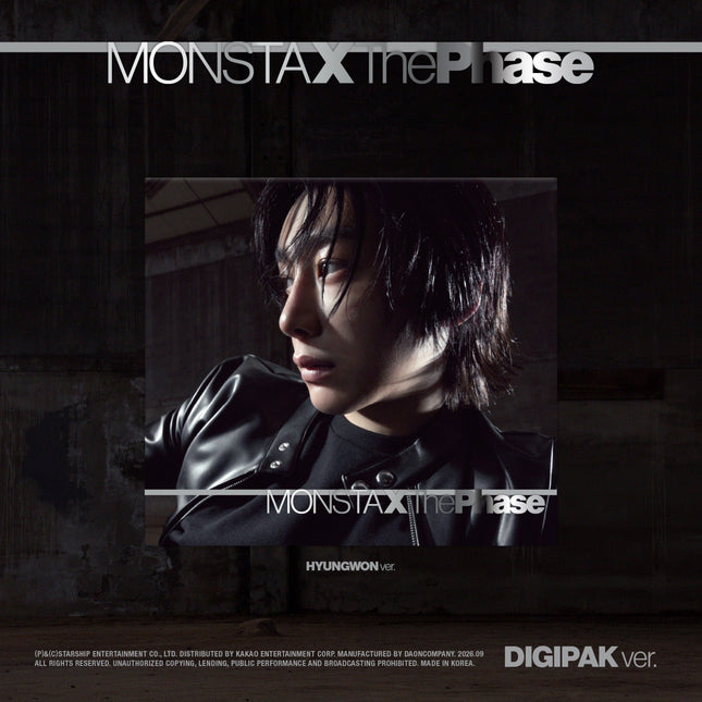 MONSTA X - THE PHASE EP ALBUM STARSHIP GIFT DIGIPACK VER HYUNGWON