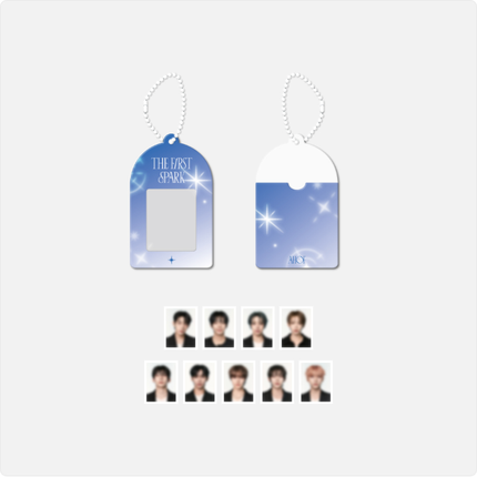AHOF - THE FIRST SPARK 2026 1ST TOUR ID PHOTO HOLDER KEYRING SET - COKODIVE