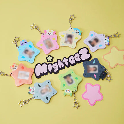 ATEEZ - MIGHTEEZ WONDER ROOM POP UP OFFICIAL MD ID PHOTO CARD HOLDER KEYRING - COKODIVE