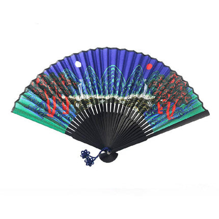 ILWOLOBONGDO SILK FOLDING FAN - COKODIVE