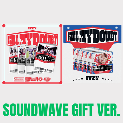 ITZY - KILL MY DOUBT 7TH MINI ALBUM STANDARD VER. & DIGIPACK SET SOUNDWAVE GIFT VER. - COKODIVE