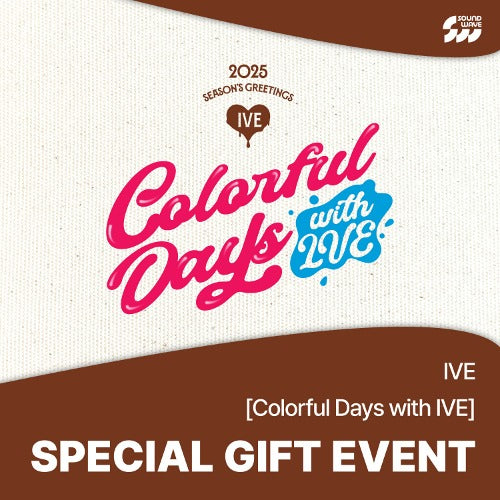 IVE - COLORFUL DAYS WITH IVE 2025 SEASON'S GREETING SOUNDWAVE GIFT - COKODIVE