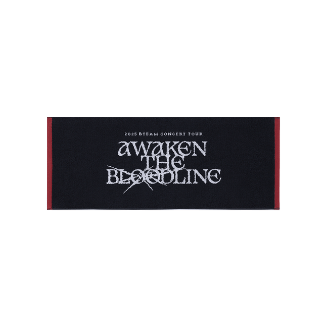 &TEAM - AWAKEN THE BLOODLINE 2025 CONCERT TOUR OFFICIAL MD JACQUARD FACE TOWEL - COKODIVE
