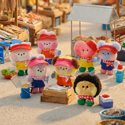BT21 - BUSAN JAGALCHI MARKET PLUSH KEYIRNG - COKODIVE